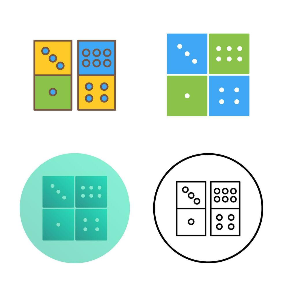 Domino Game Vector Icon