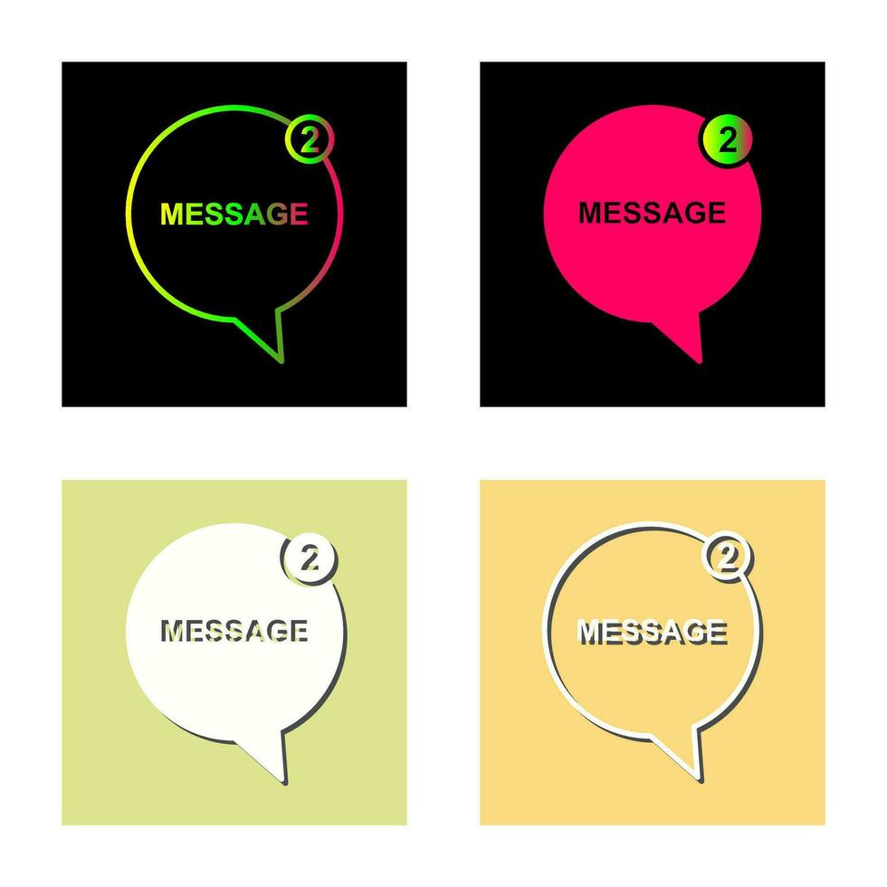 Message Bubbles Vector Icon