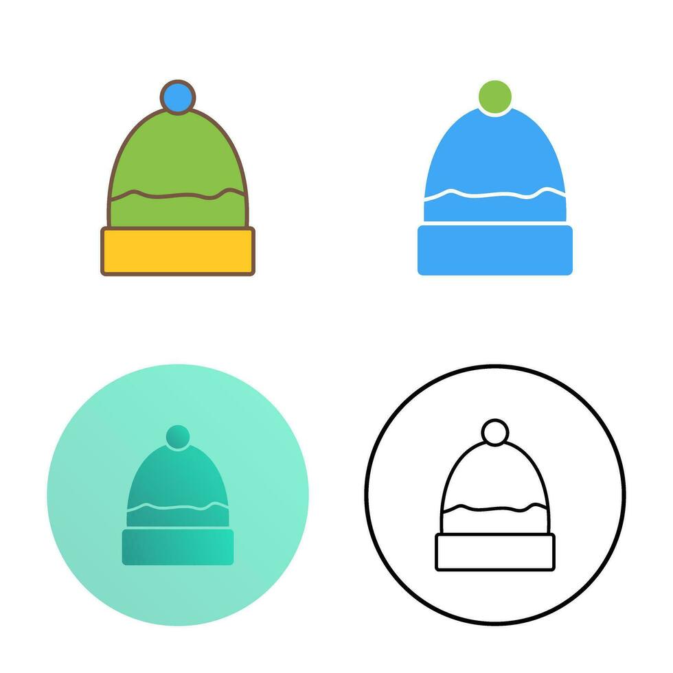 icono de vector de gorra caliente