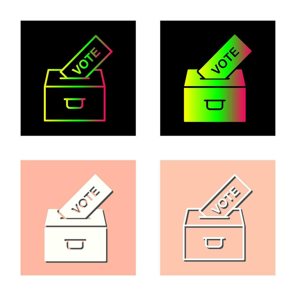 Casting Vote Vector Icon