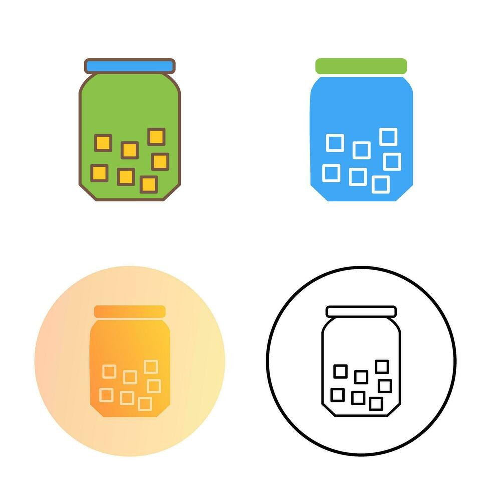 Sugar Bottle Vector Icon
