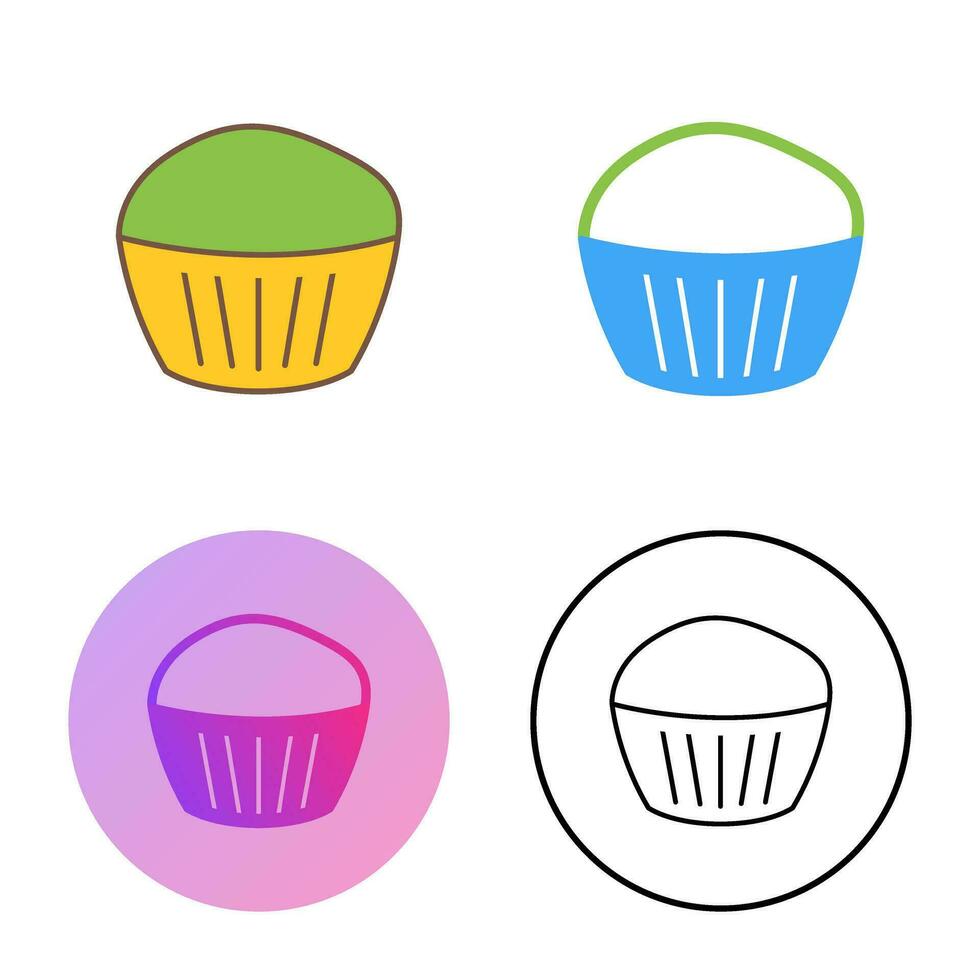 Chocolate Muffin Vector Icon