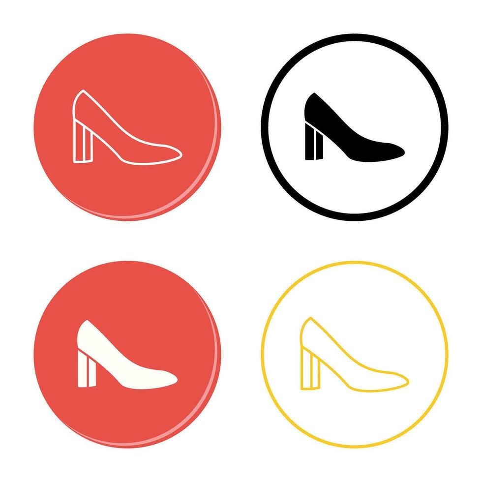 icono de vector de tacones