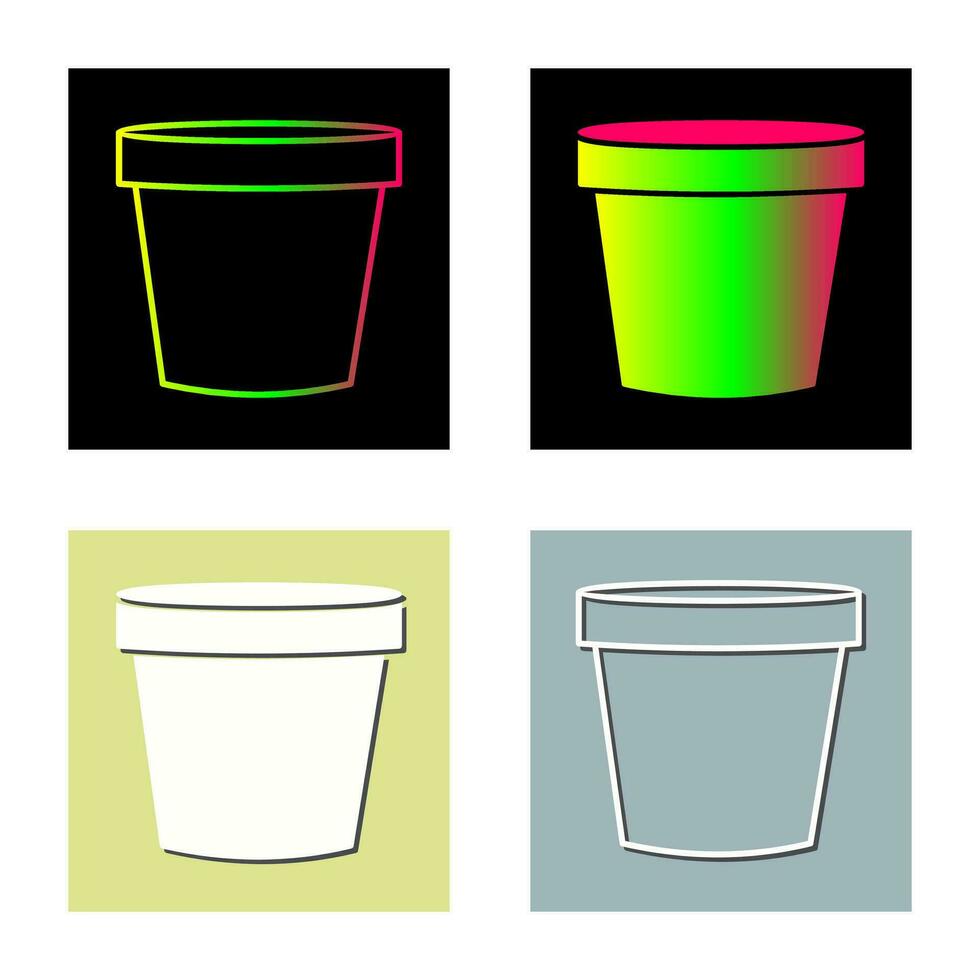 Plant Pot Vector Icon