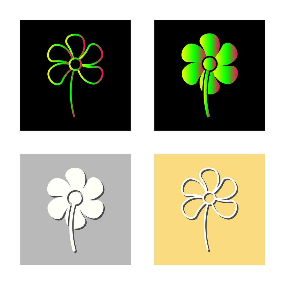 Small flowers Vector Icon