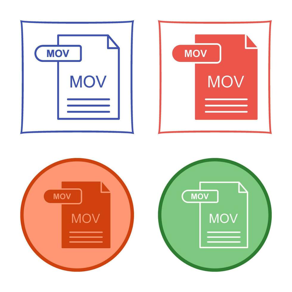 MOV Vector Icon