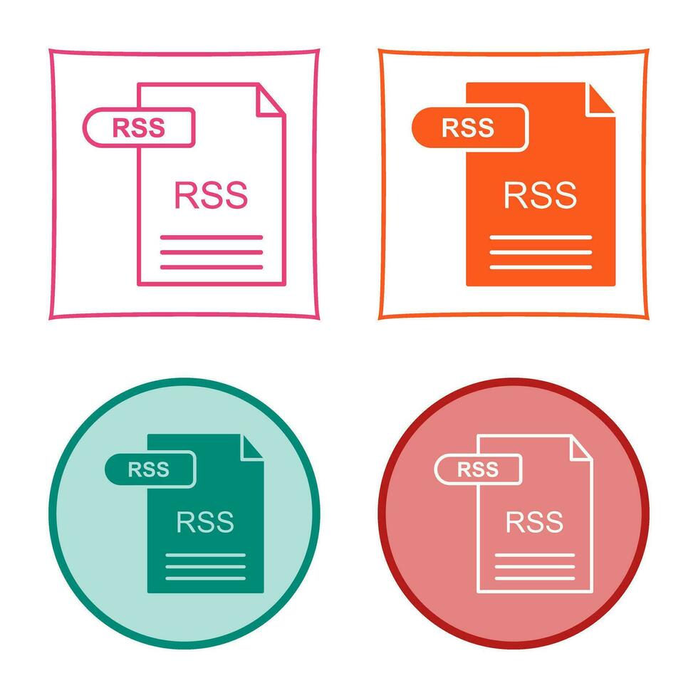 RSS Vector Icon