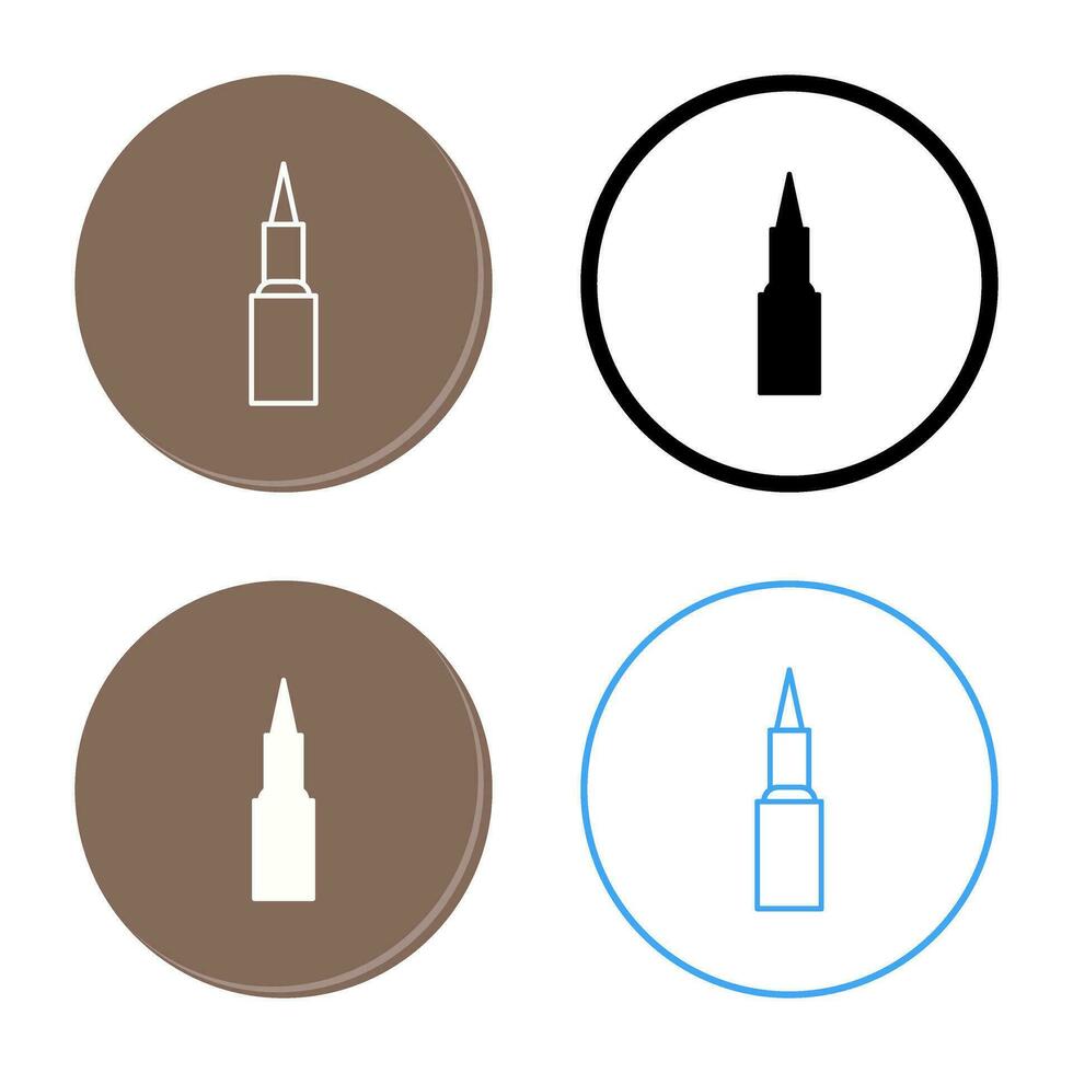 Kajal cosmetics Vector Icon