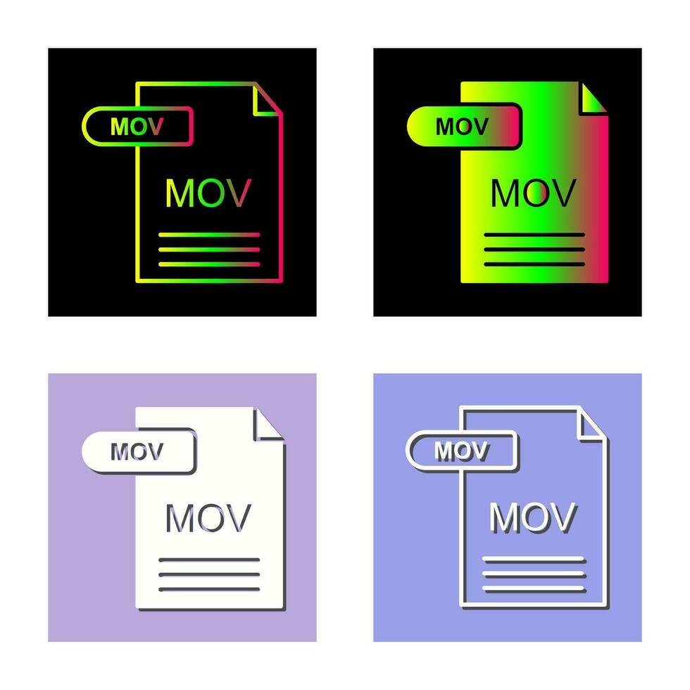 MOV Vector Icon