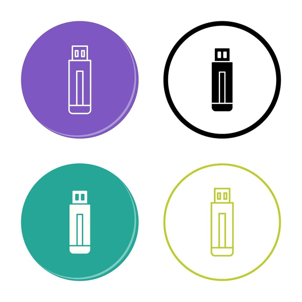 USB Drive Vector Icon