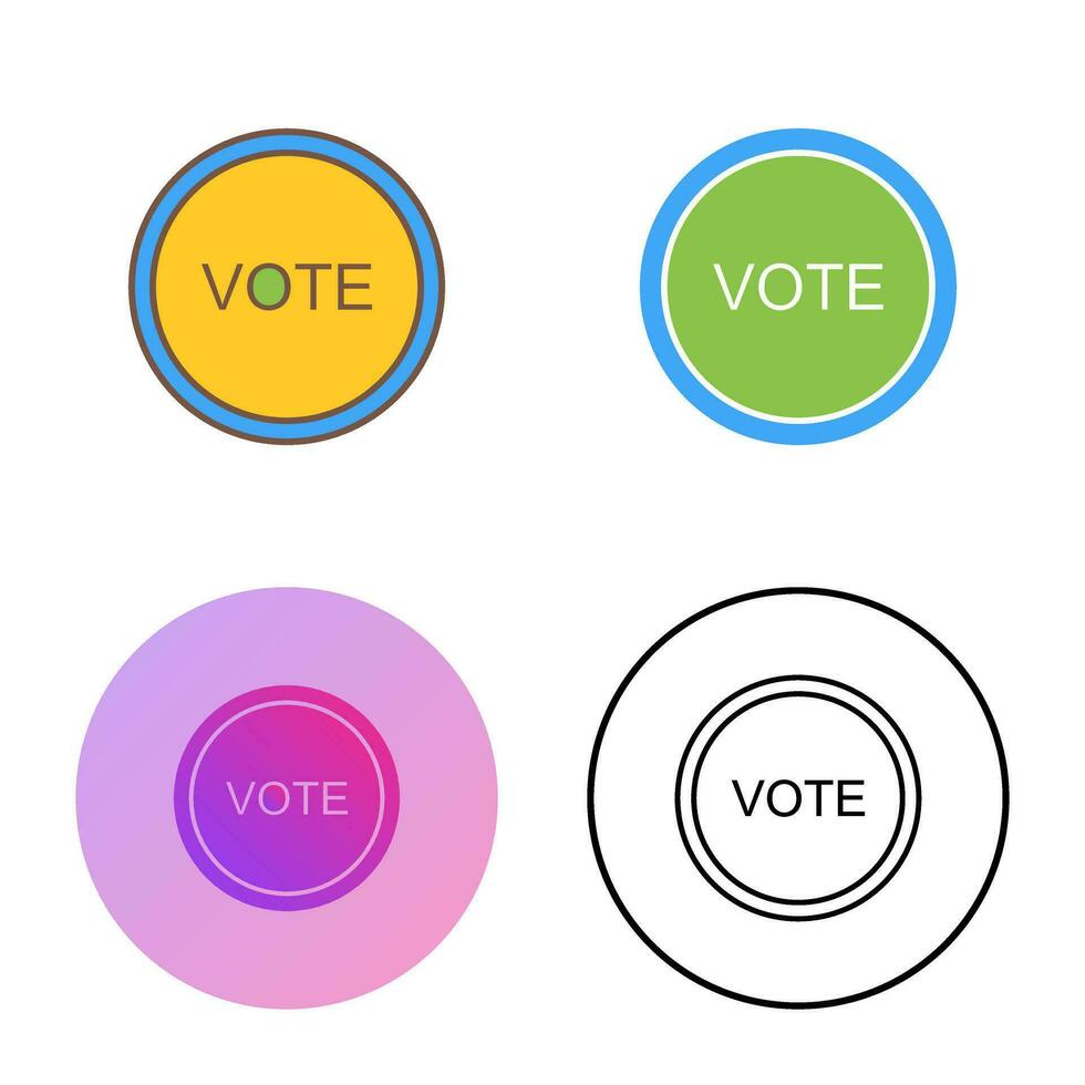 Vote Link Vector Icon