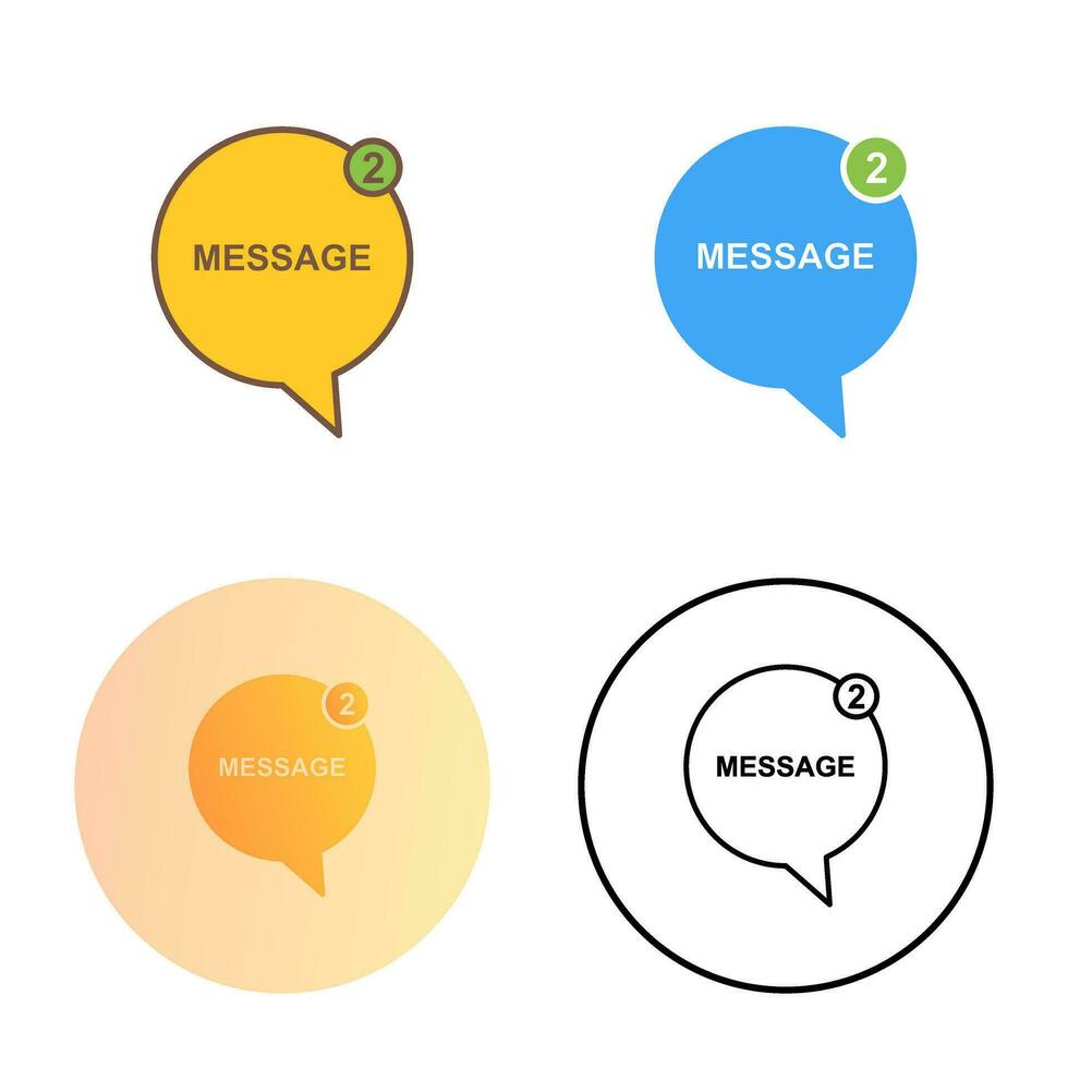 Message Bubbles Vector Icon