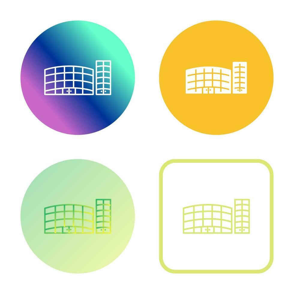 Unique Shopping Mall Vector Icon