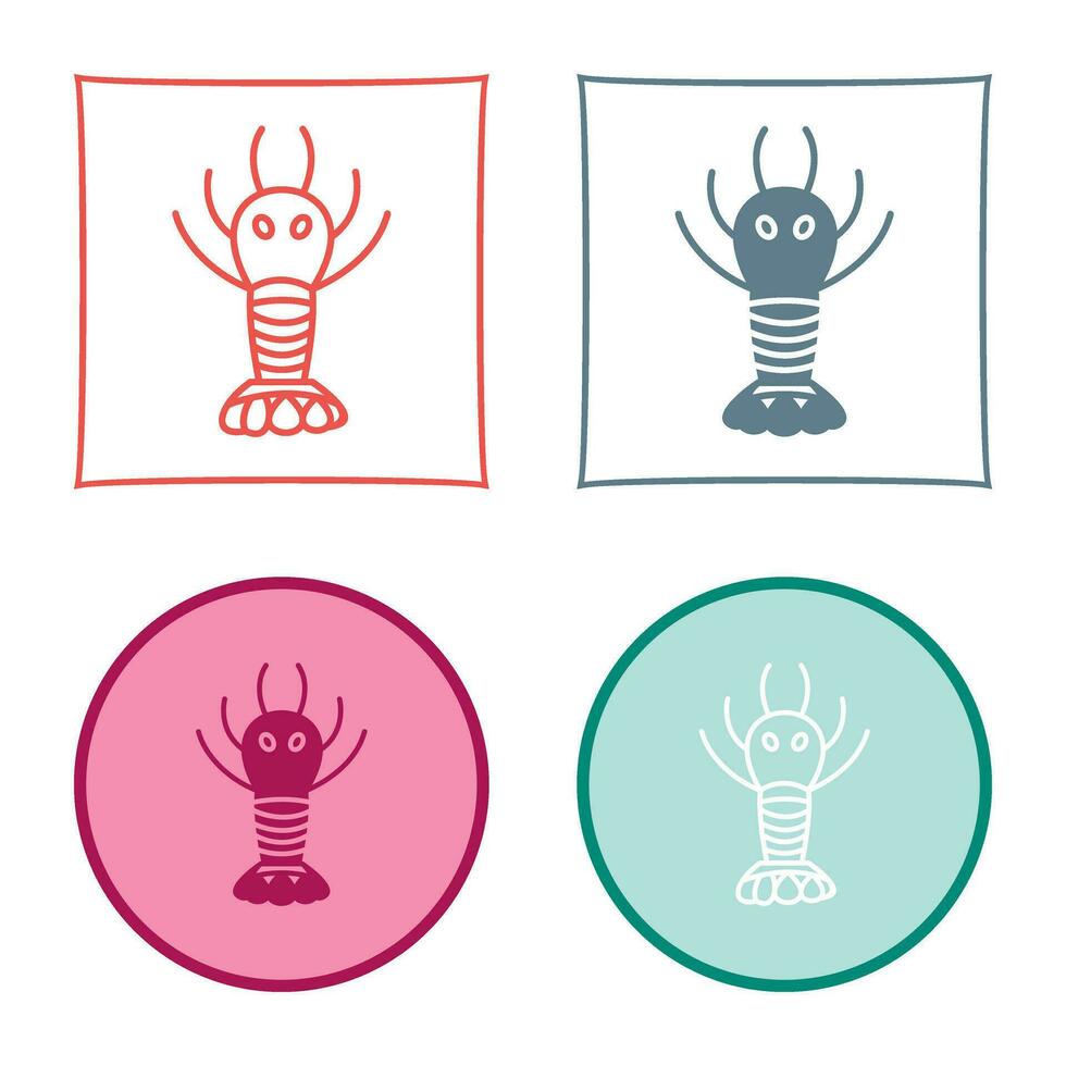 Lobster Vector Icon