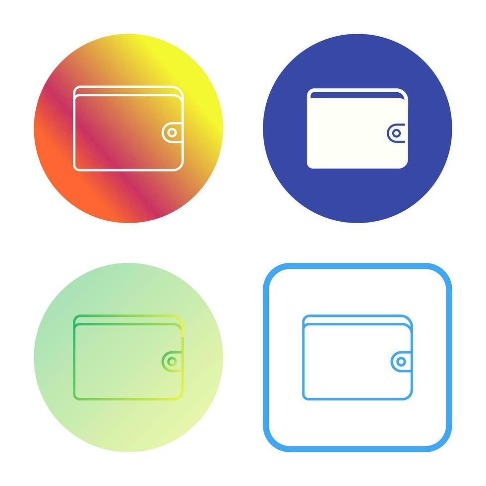 Unique Wallet Vector Icon