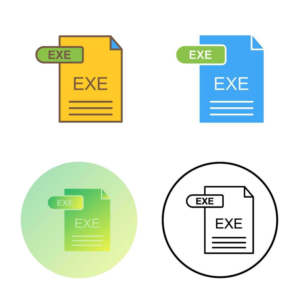 EXE Vector Icon
