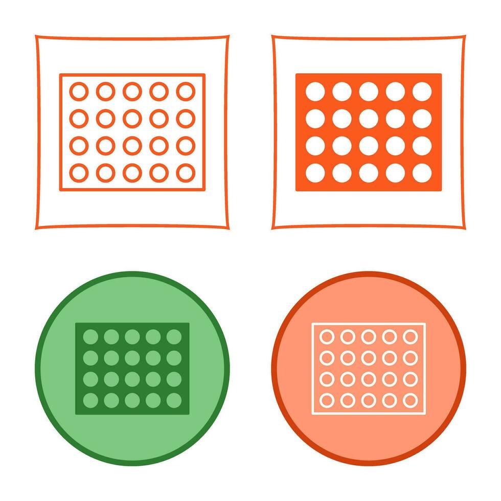 Colored Palette Vector Icon