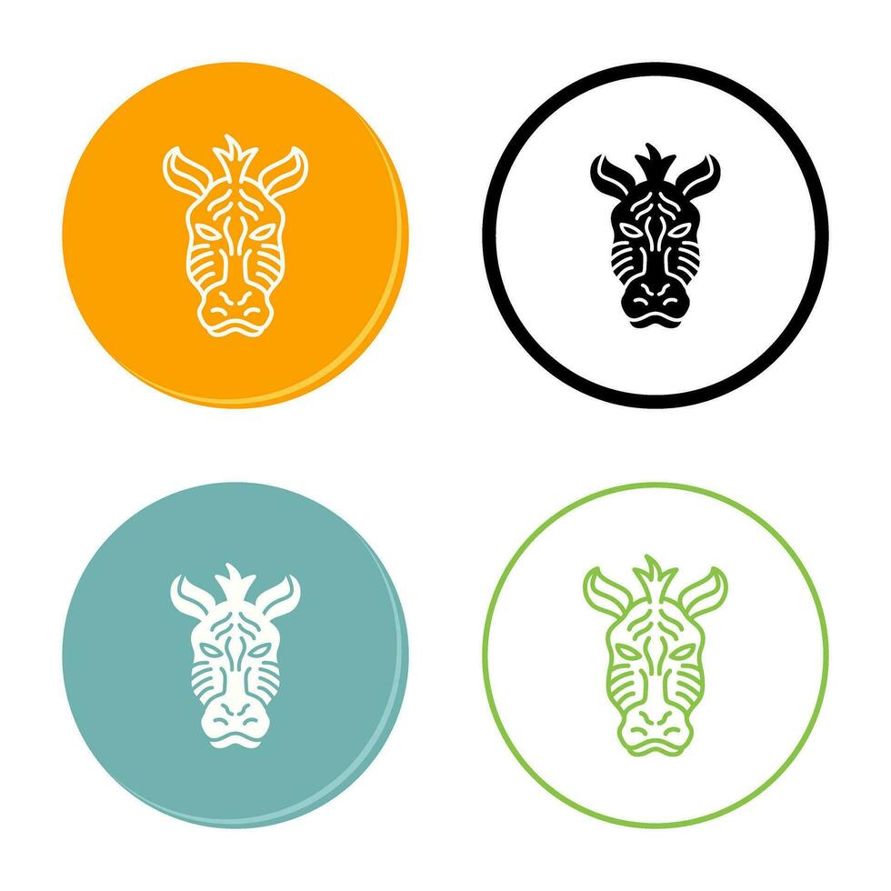 Zebra Vector Icon