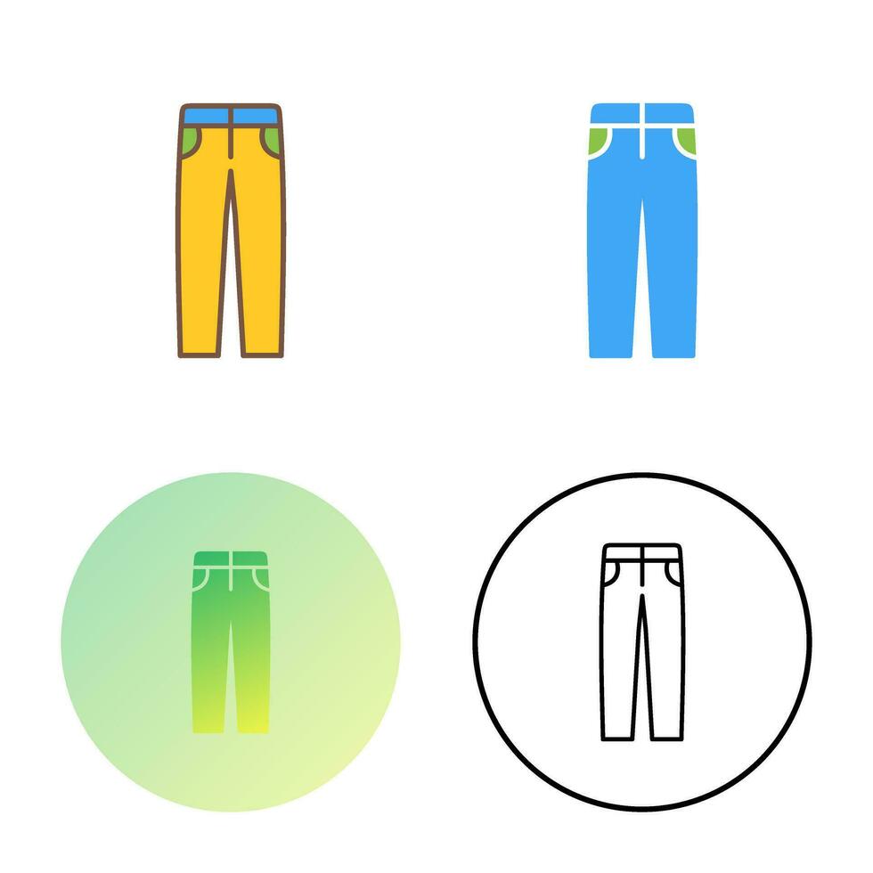 icono de vector de pantalones de hombre