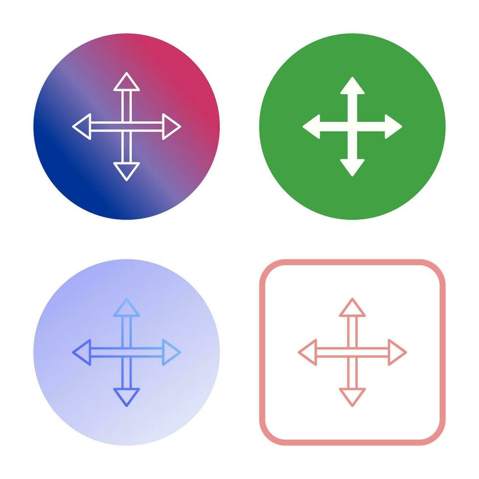 Unique Move Vector Icon