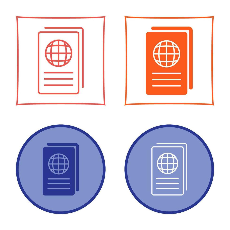 icono de vector de informe global