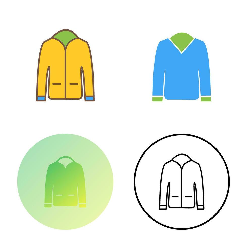 icono de vector de chaqueta de hombre