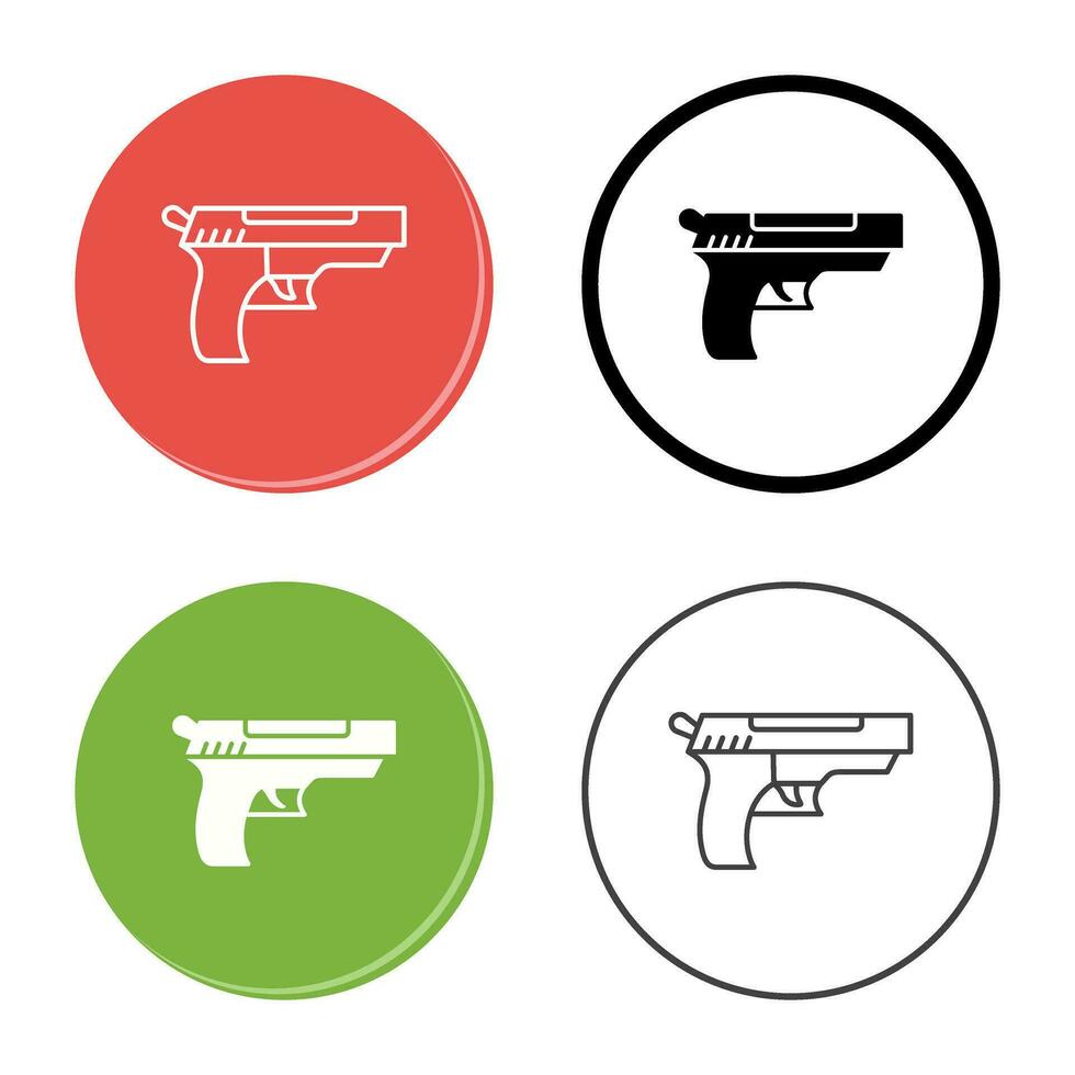 icono de vector de pistola