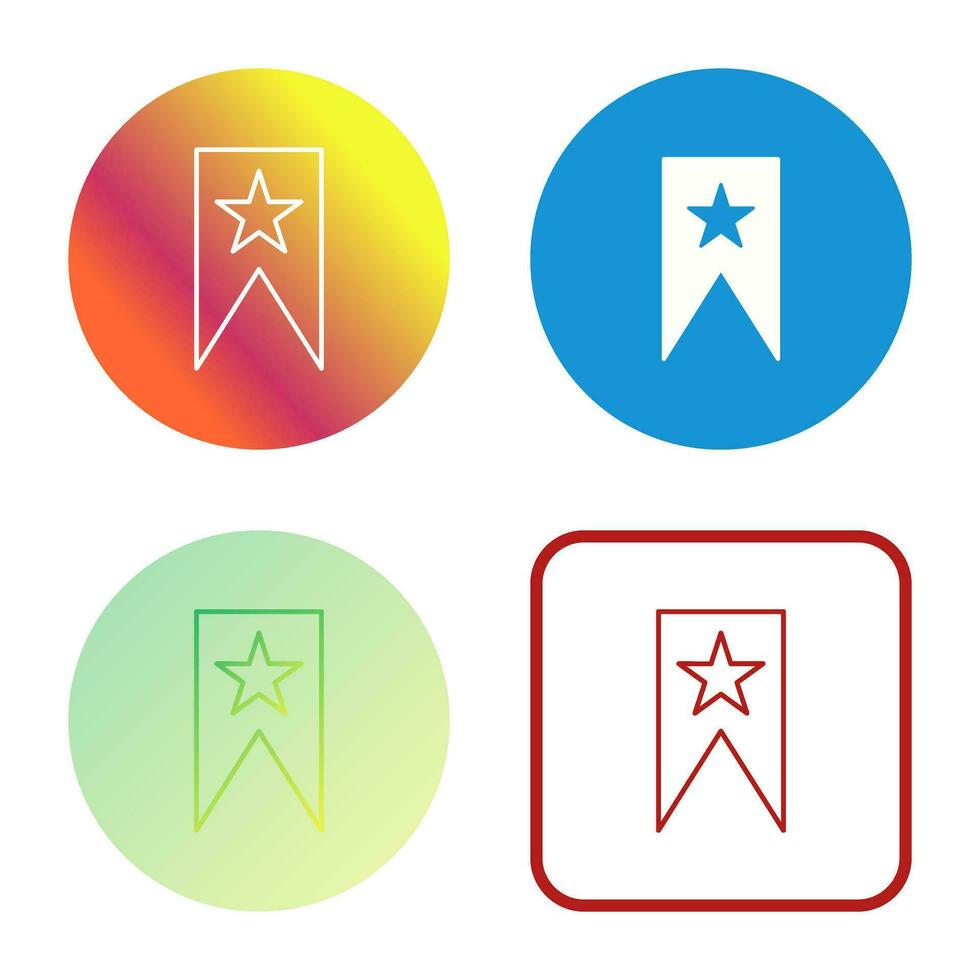 Unique Bookmarking Services Vector Icon