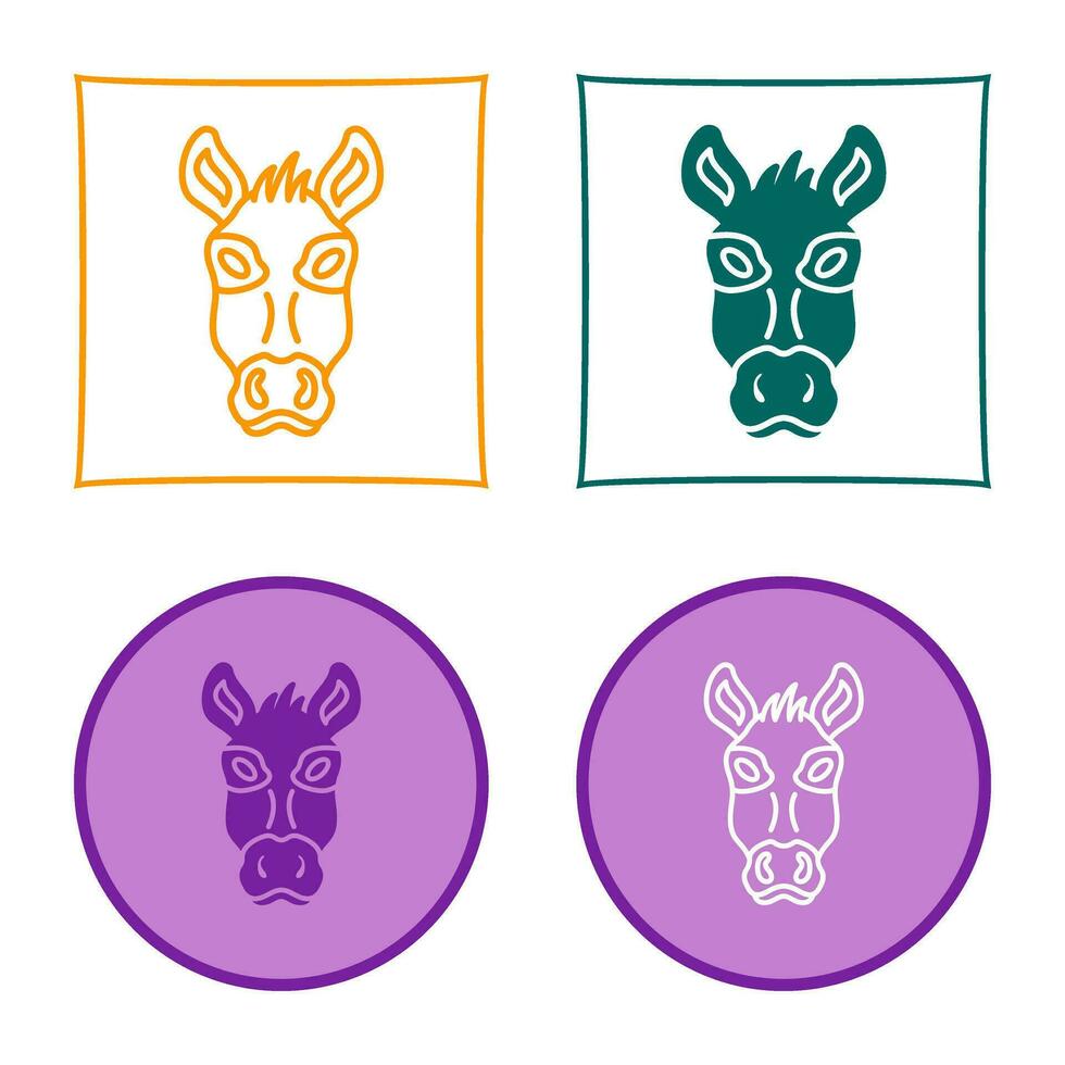 Donkey Vector Icon