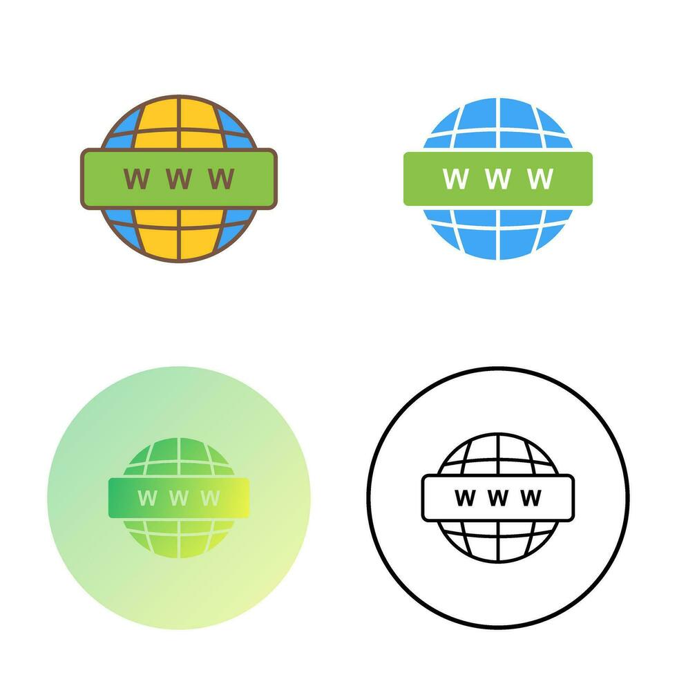 World Wide Web Vector Icon