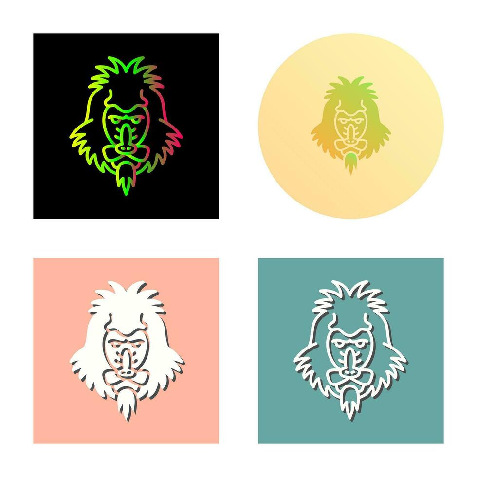 Mandrill Vector Icon