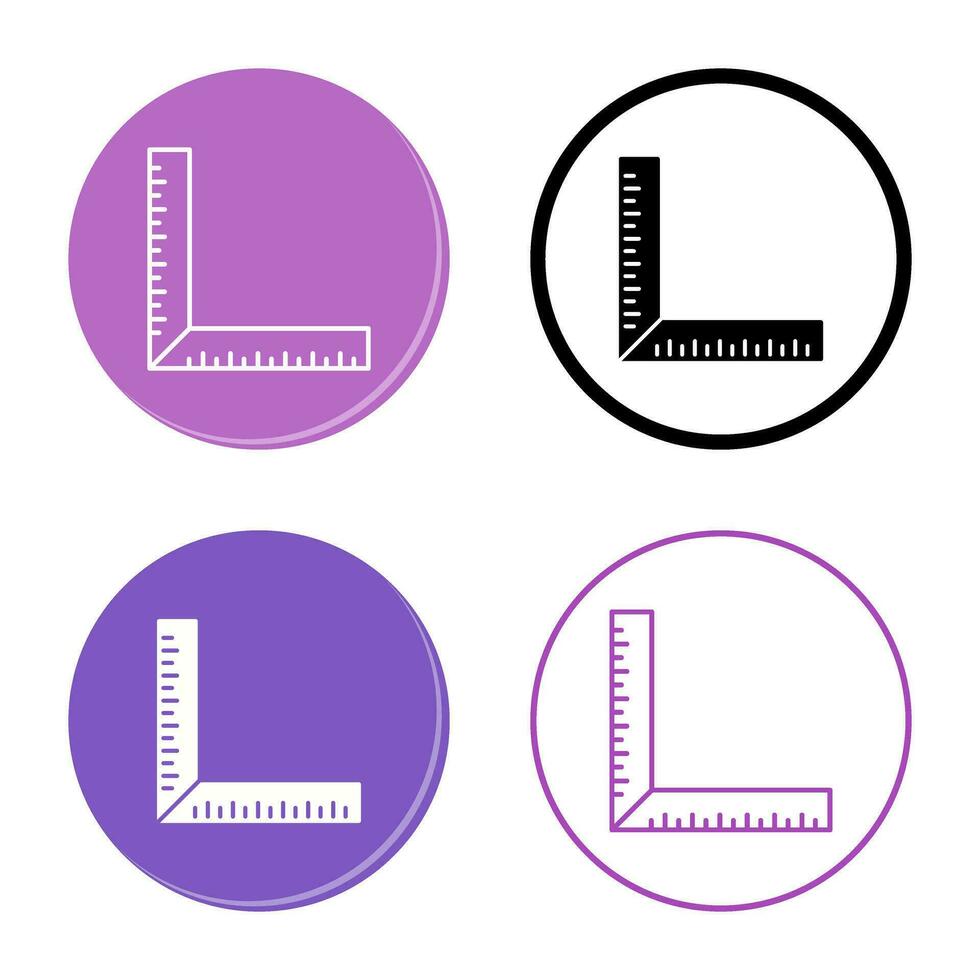 square Ruler Vector Icon