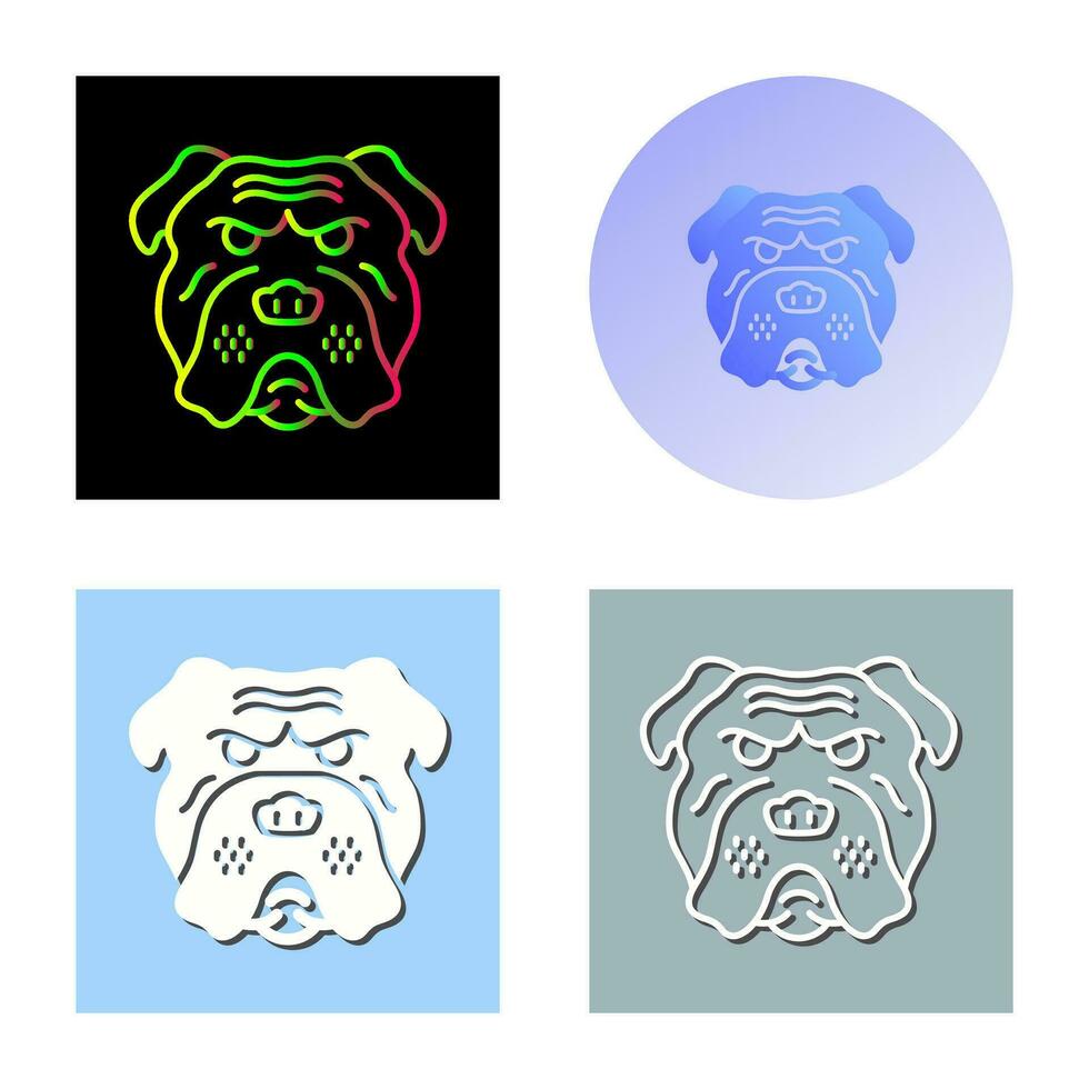 Bulldog Vector Icon