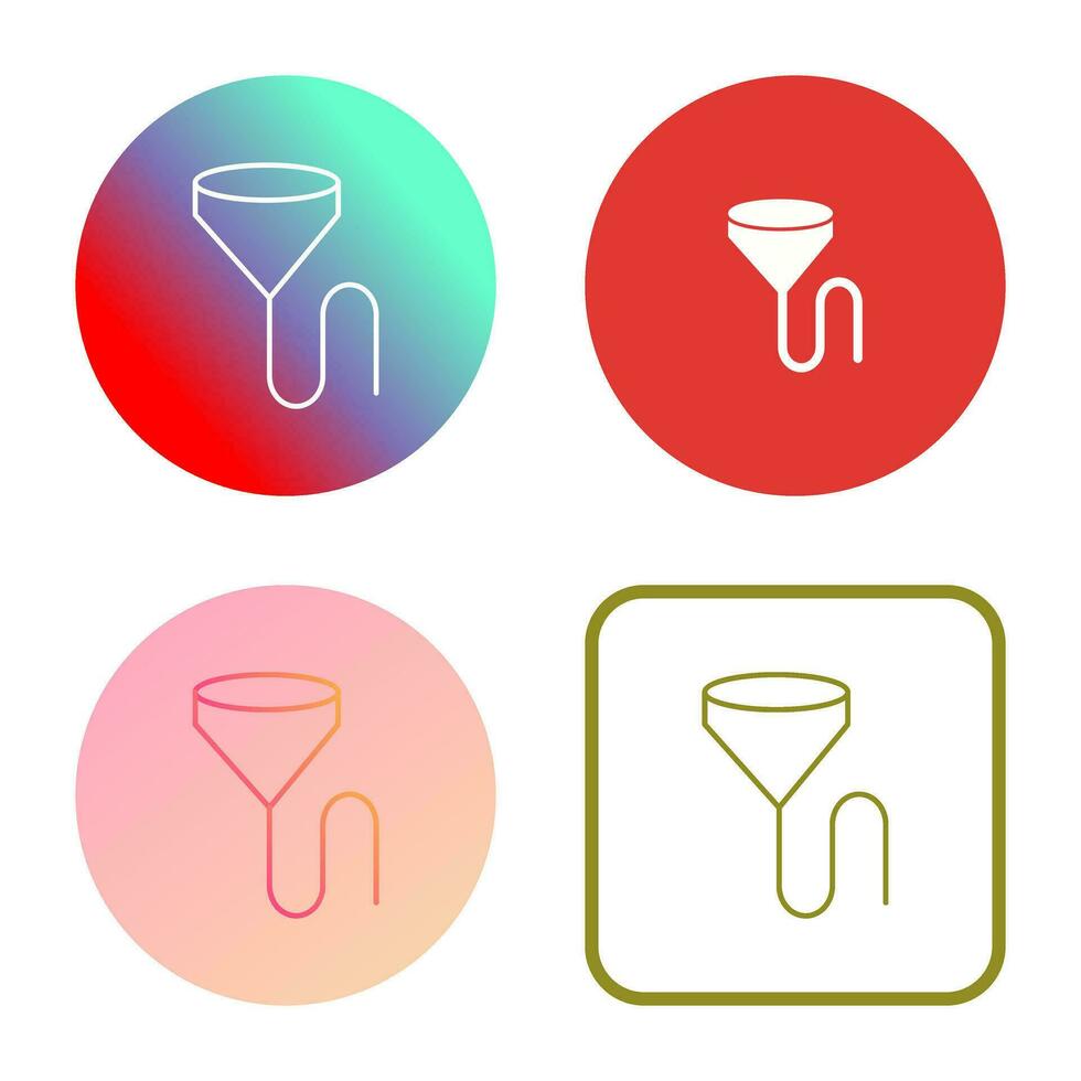 Unique Beer Bong Vector Icon