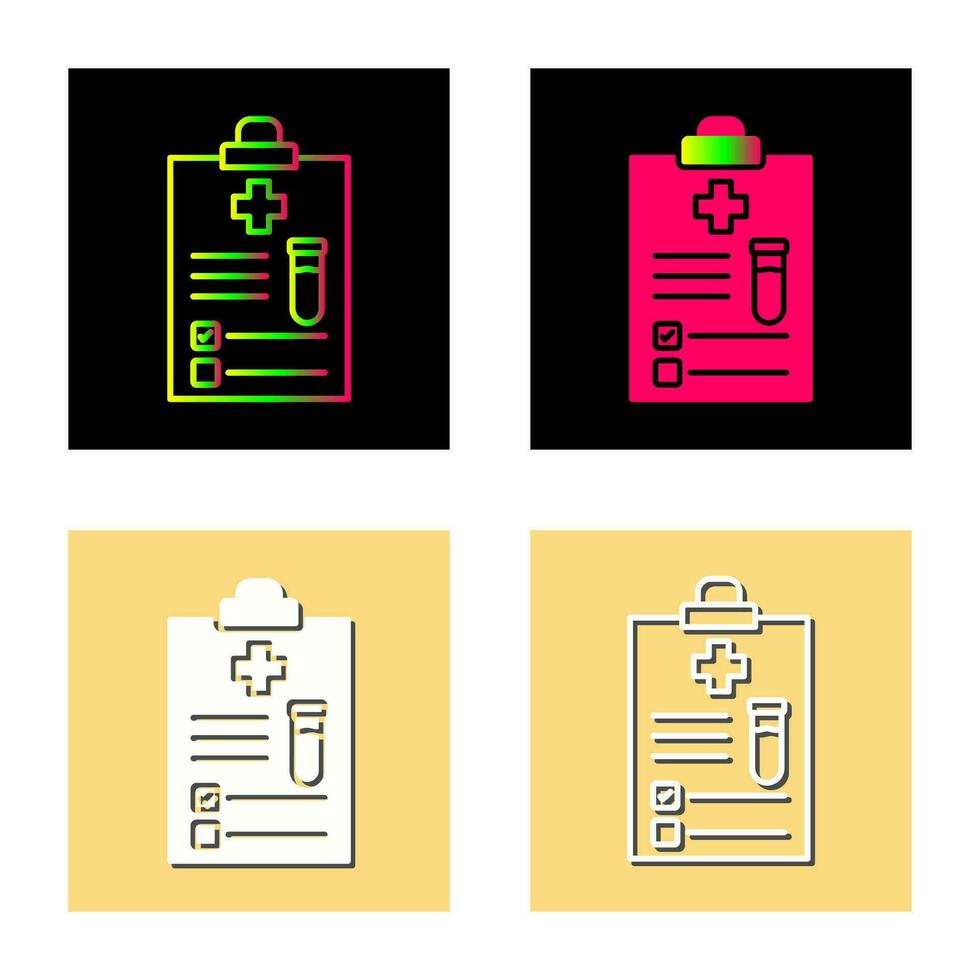 Medical Report Vector Icon