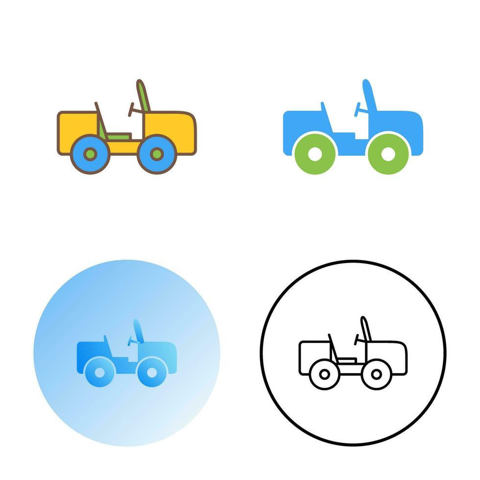 Safari Jeep Vector Icon