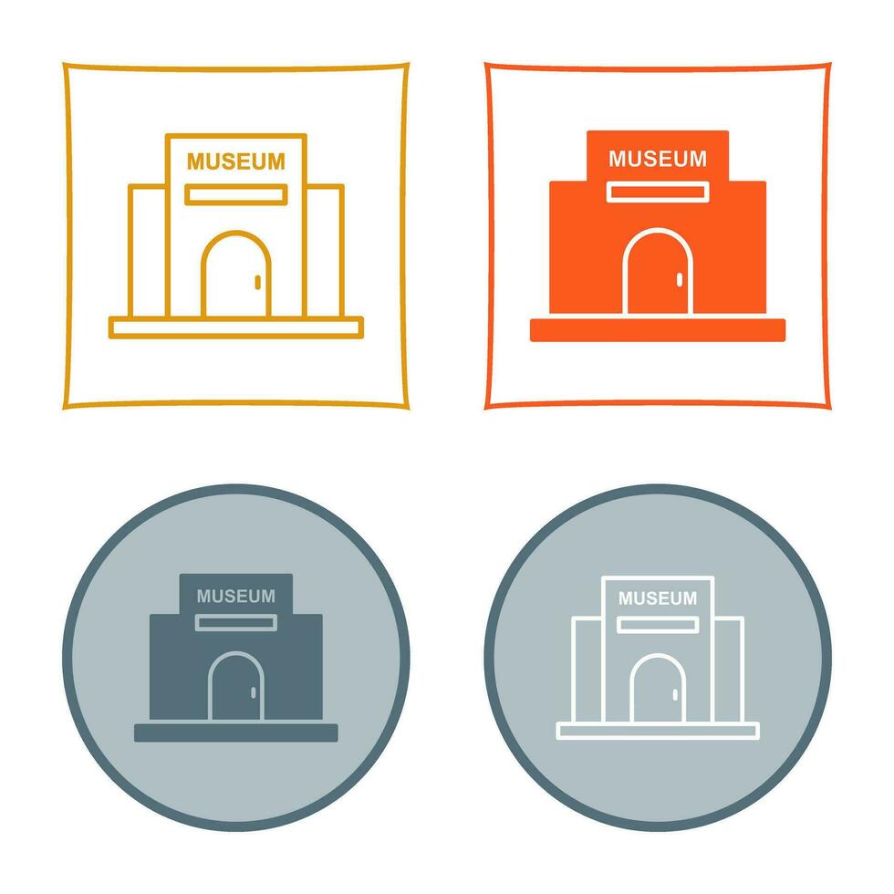 Museum Building Vector Icon