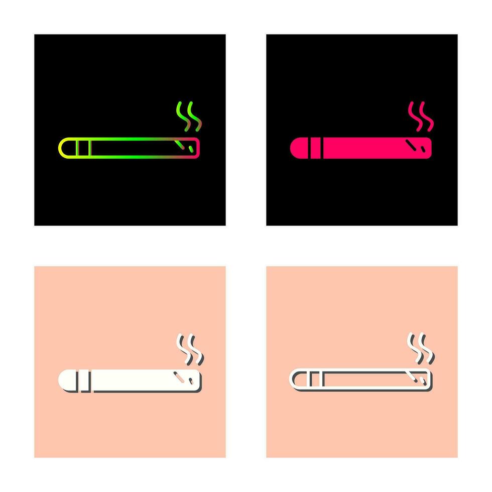 icono de vector de cigarro