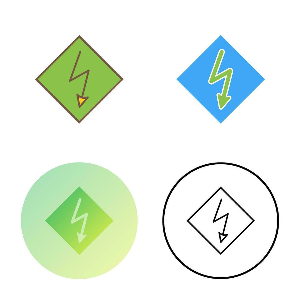 High Voltage Vector Icon