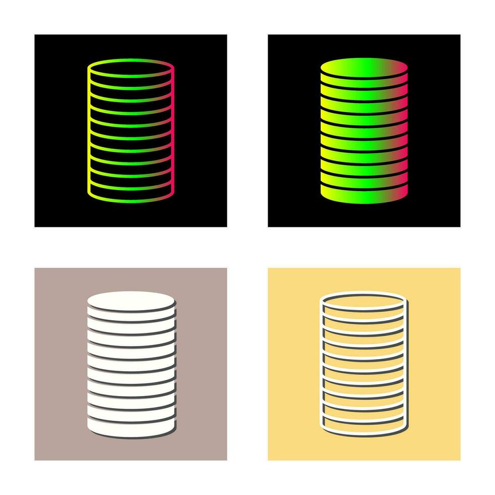 Stack of Coins Vector Icon