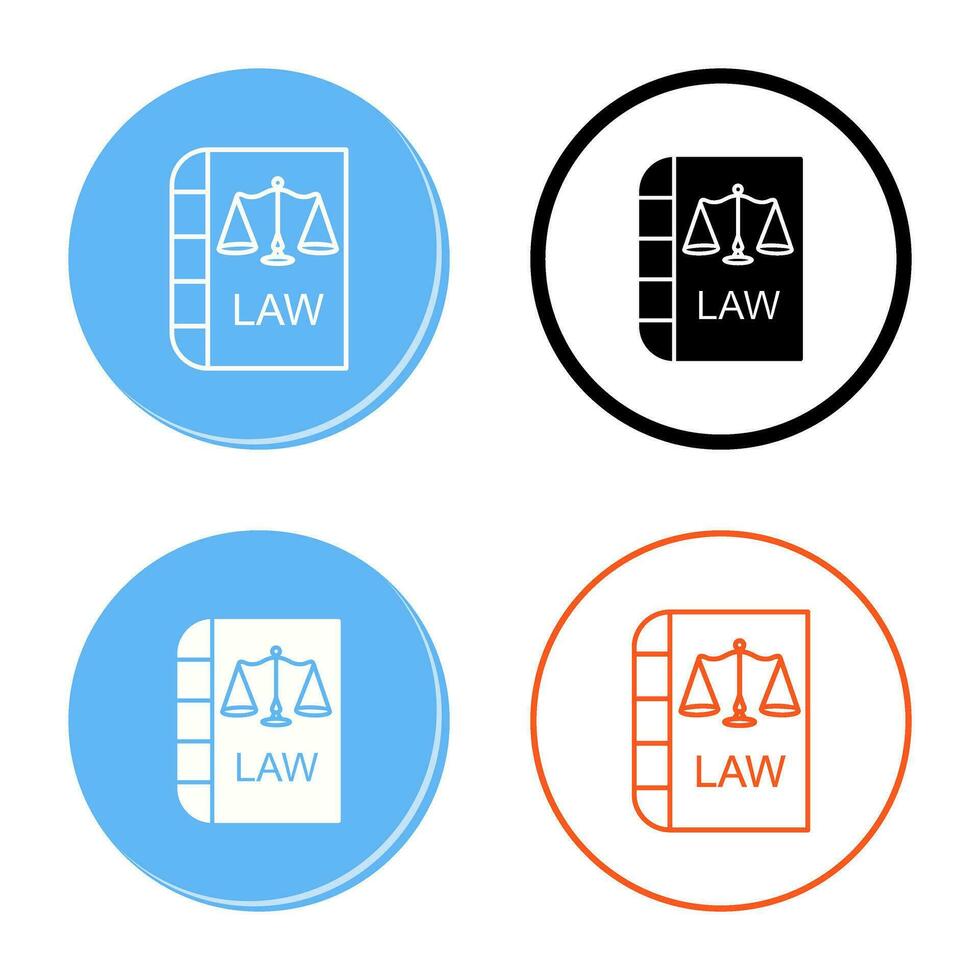 Law and Order Vector Icon