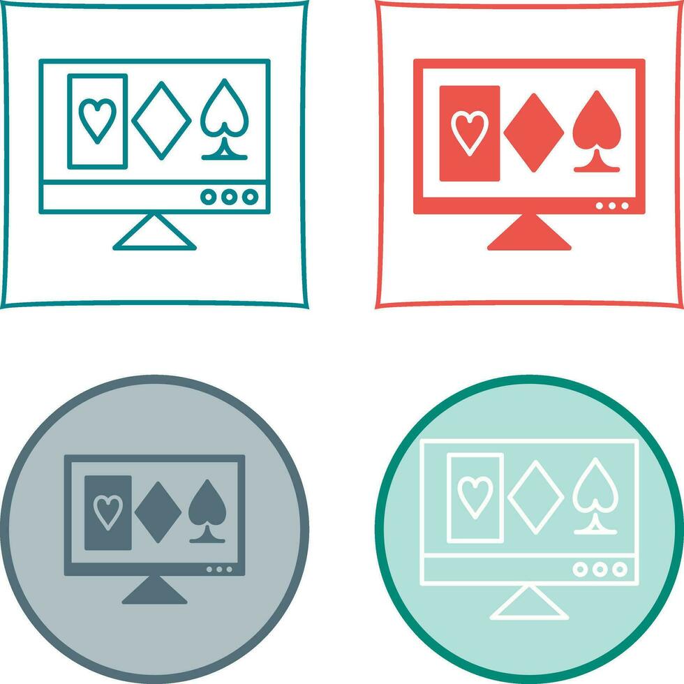 Online Gambling Vector Icon