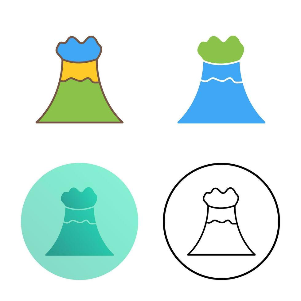 Volcano Vector Icon