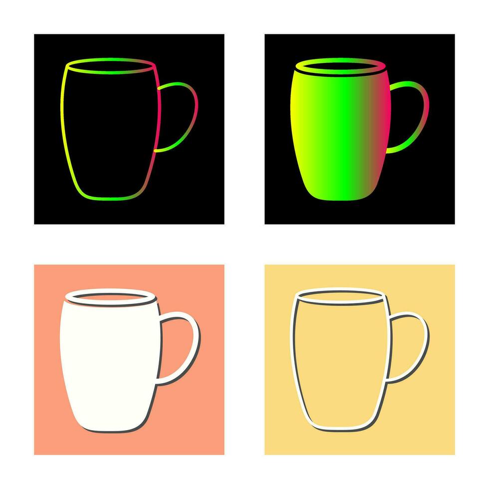 icono de vector de taza