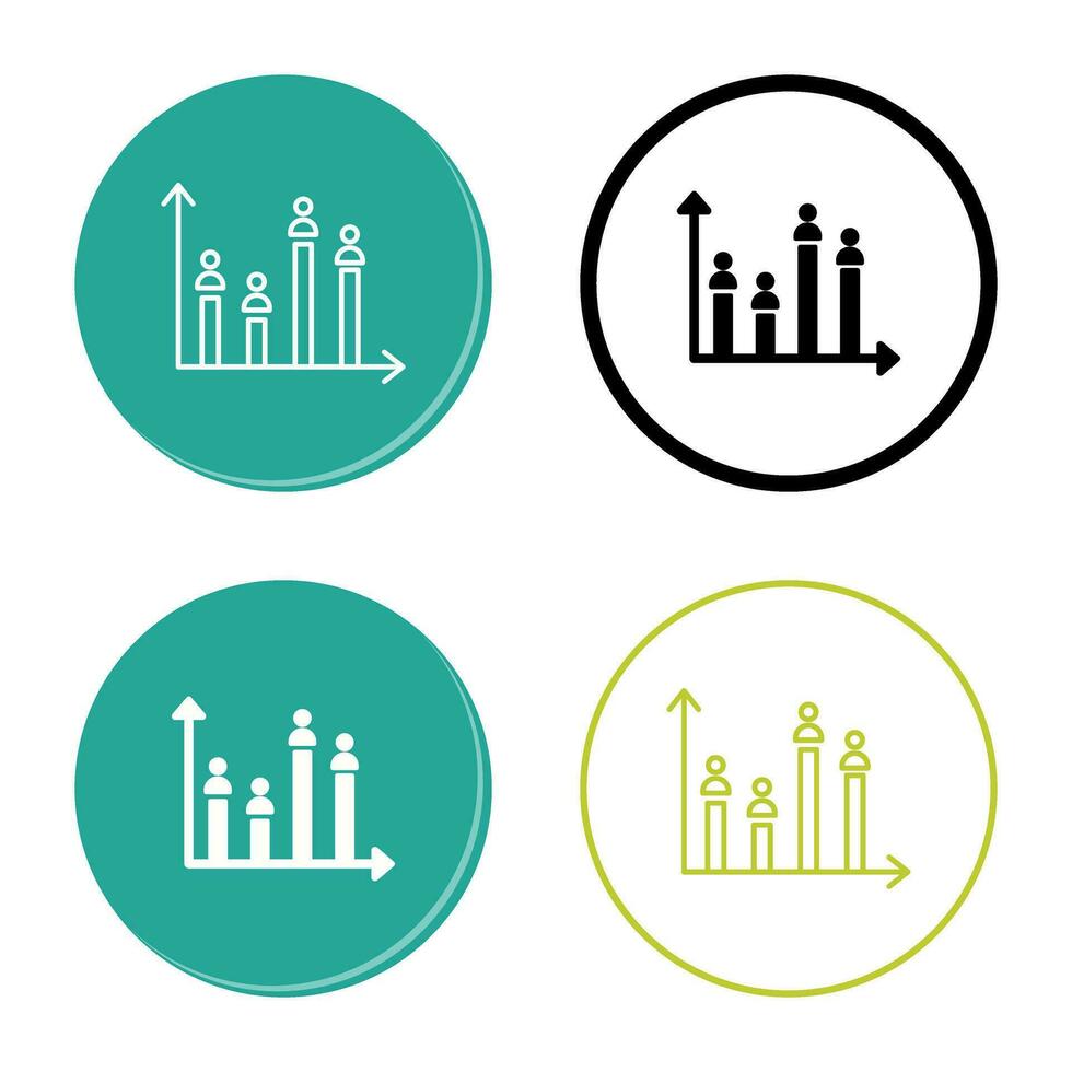 Candidate Graph Vector Icon