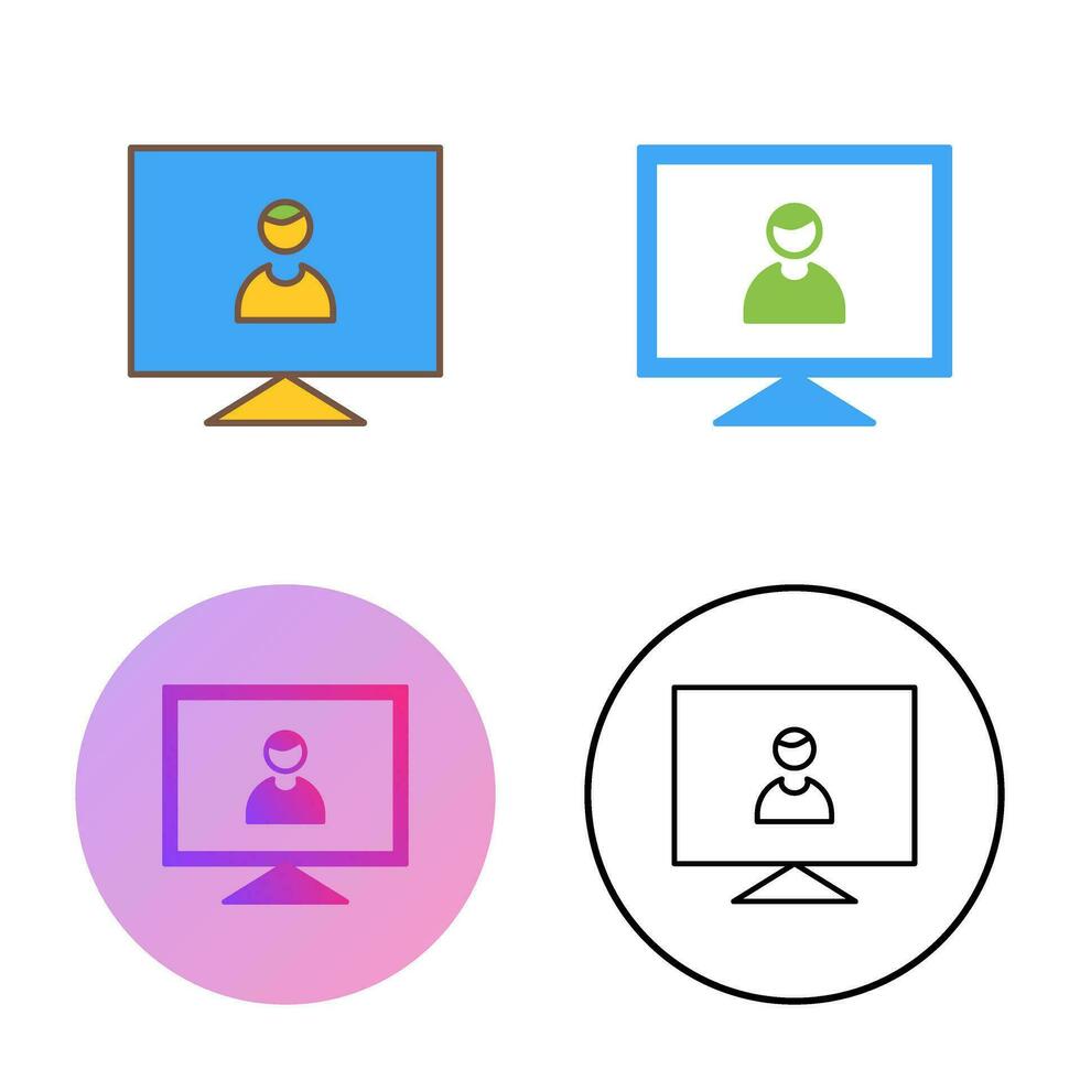 Male Visitor Vector Icon