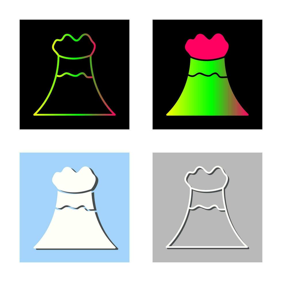 Volcano Vector Icon