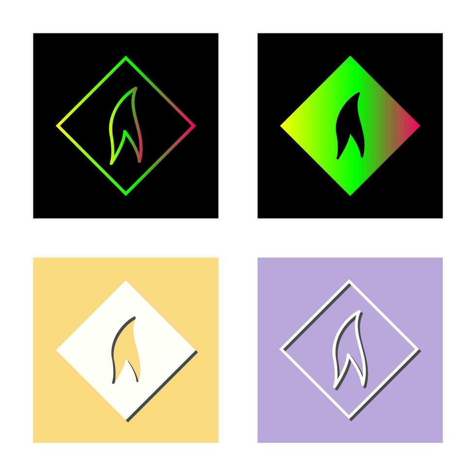 Flammable Material Vector Icon