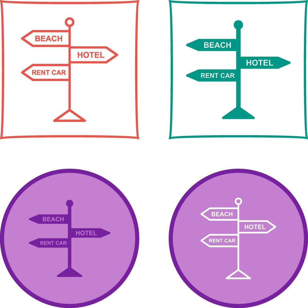 Signboard Vector Icon