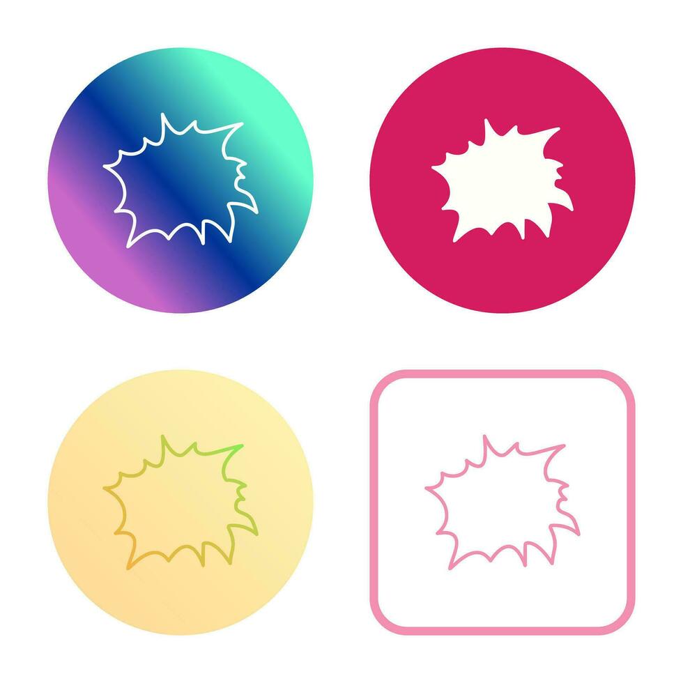 Unique Explosion Vector Icon